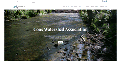 Desktop Screenshot of cooswatershed.org